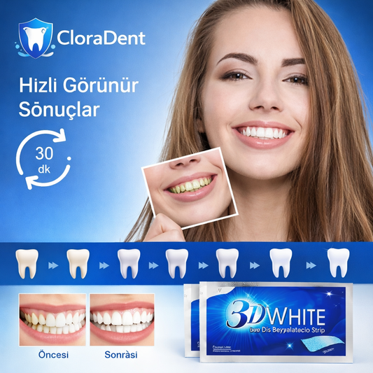 CloraDent Diş Beyazlatma Bantları